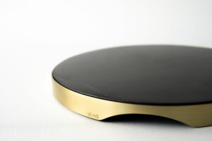 ASAWA Round Black Serving Tray