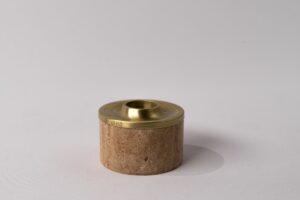 LANGE Aromatherapy Oil Diffuser Brass Travertine