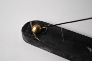 RILEY Black Incense Holder