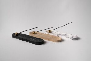 RILEY Calacatta Viola Incense Holder